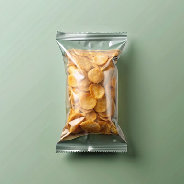 Studio Photo Showing Package For Large Snack With 